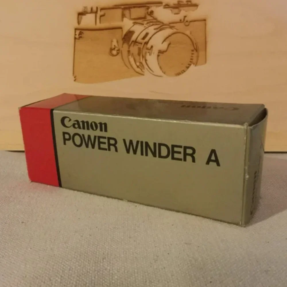 Vintage Canon Power Winder A with Case - NIB - Film Camera Photography